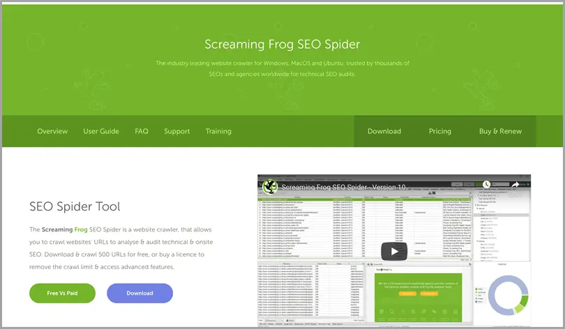  Screaming Frog SEO Spider