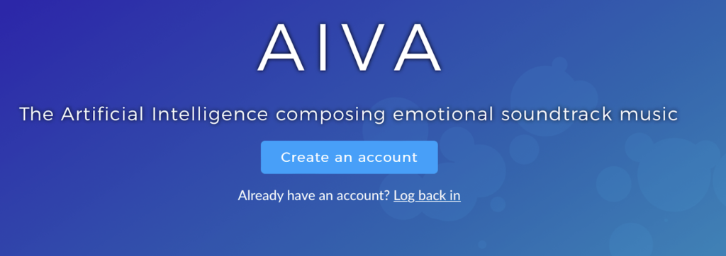 AIVA (Artificial Intelligence Virtual Artist) 