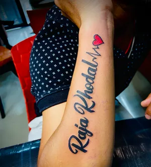 Lover’s Name Tattoo
